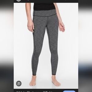 - - Athleta space dyed gray midrise Full length leggings